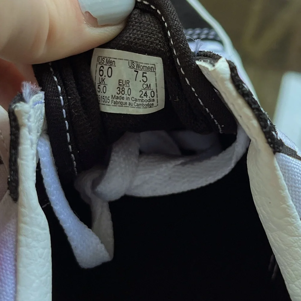 🌸VANS🌸- Orchid Checkerboard - Lace-Up Old-Skool - Womens 7.5 NWT - Picture 7 of 8